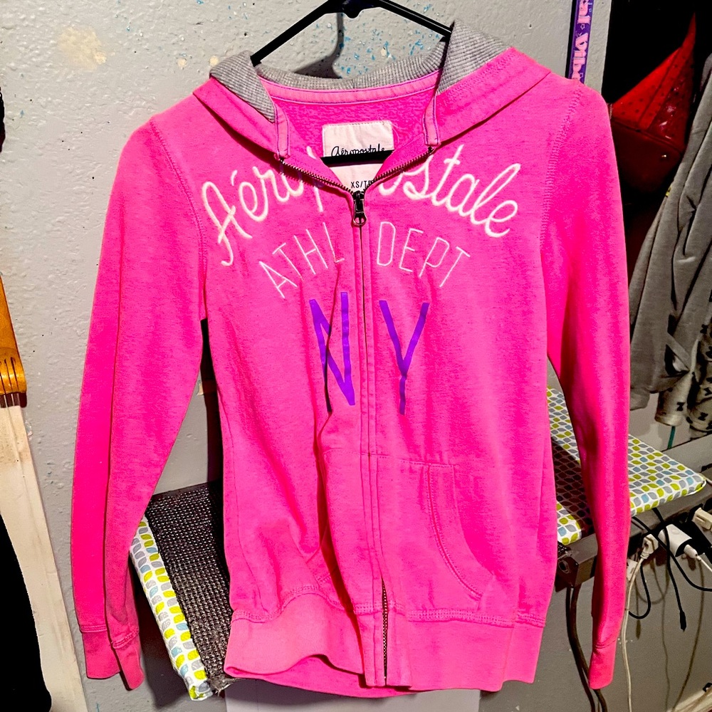 Aeropostale zip up sweater